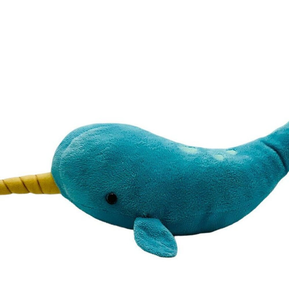Douglas Spike‎ Turquoise Narwhal Plush Whale 11” Stuffed Animal #4129 2017
